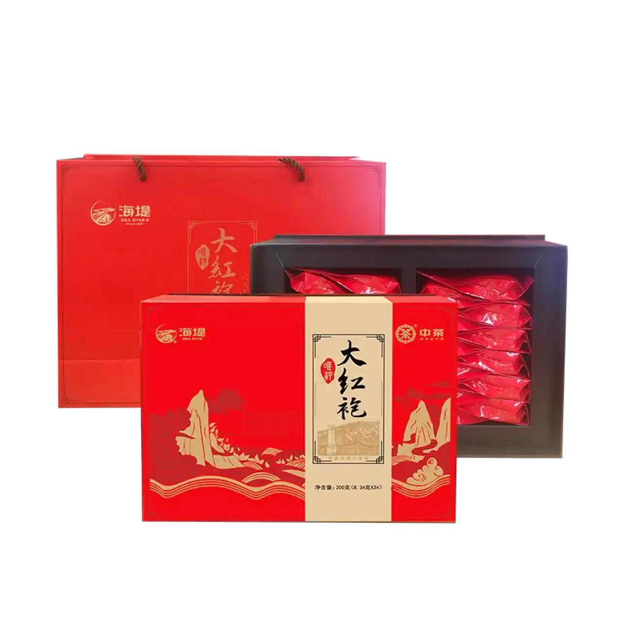 中粮中茶唯粹大红袍礼盒200g