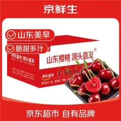 京鲜生 山东美早樱桃/车厘子 2J级/10g+ 净重1.8斤 生鲜水果 源头直发
